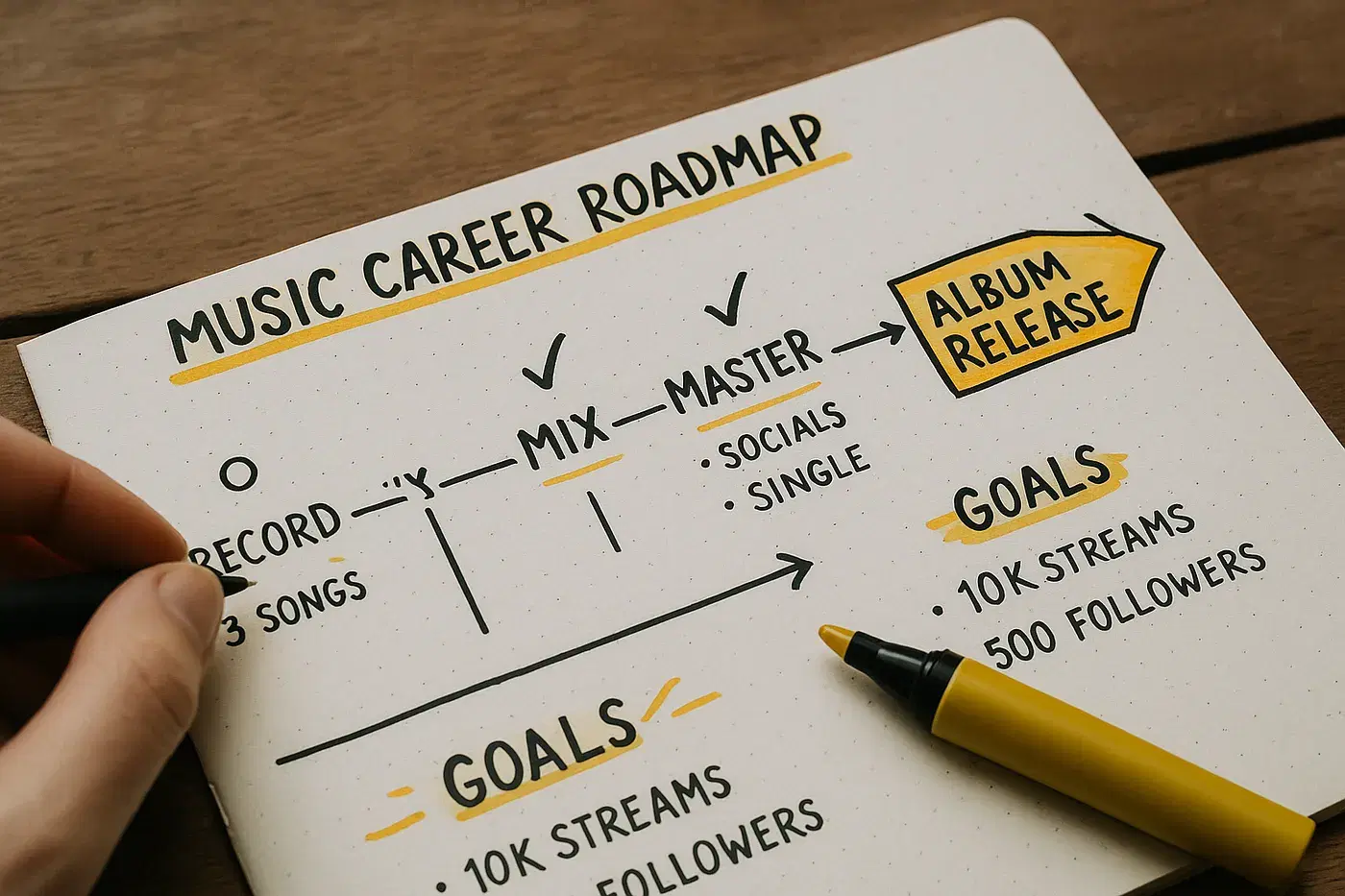 Your Music Career Roadmap: Setting Goals and Tracking Progress with Data